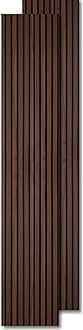 Art3d 104" x 15.75" (Pack Of 2) Wall Panel Wood, Deep Brown