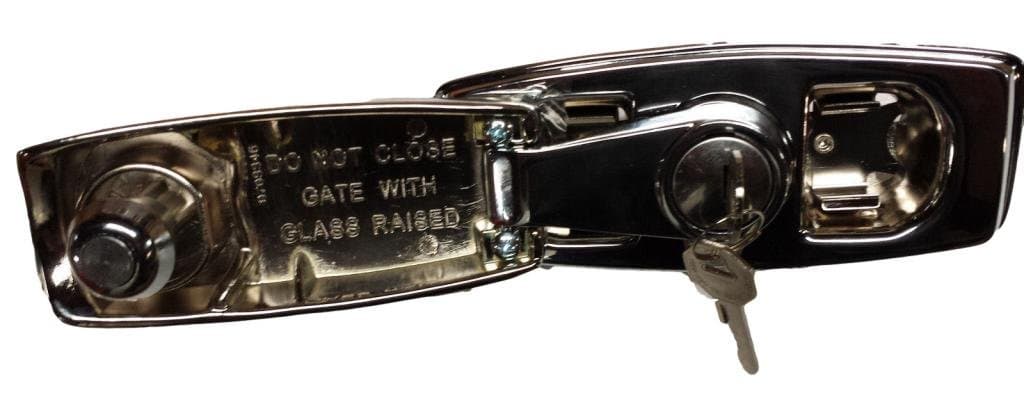 335566-CA - Completely Assembled Tailgate Crank Handle Assembly with Lock, Clutch, & 2 Keys fits Chevy Blazer, Suburban, GMC Jimmy, Suburban