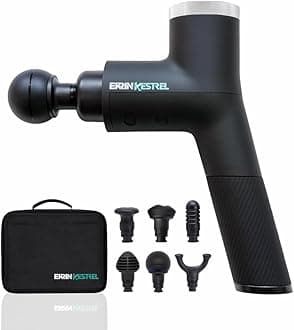 Ekrin Athletics Kestrel Massage Gun: Enhanced Precision & Comfort for Superior Muscle Recovery & Wellness | Relieve Sore Muscles and Stiffness