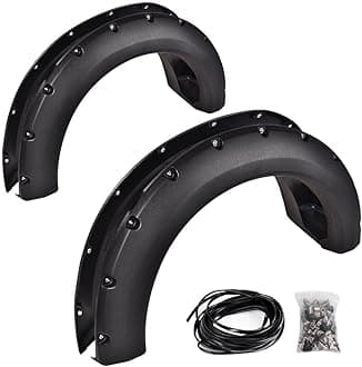 G-PLUS Fender Flares Compatible with 2004-2008 Ford F150 Styleside with 66.0"/67.0"/78.0"/96.0" Bed Length(Not Fit Heritage Models), Fit for 07-08 Lincoln Mark LT with 67.0"/78.0" Bed Length Textured