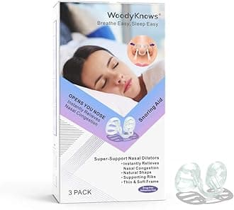 Anti Snore Nasal Dilators, Super-Support Model, Snoring & Congestion Relief Inner Nose Strips, Mouth Breathing Stopper, Breathe & Sleep Right Aid Devices, Enhanced Expansion