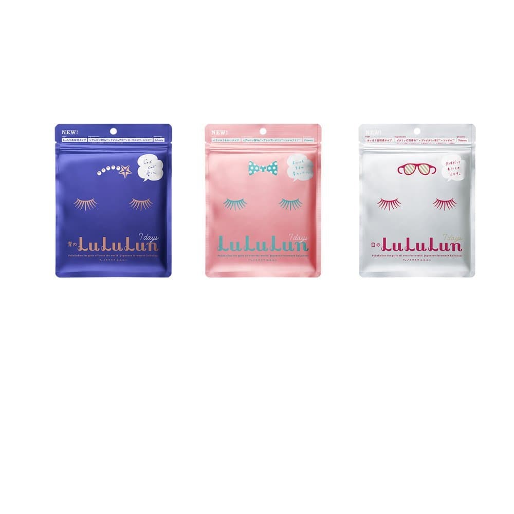 [Value Set] LuLuLun Face Masks 3 types x 7 sheets