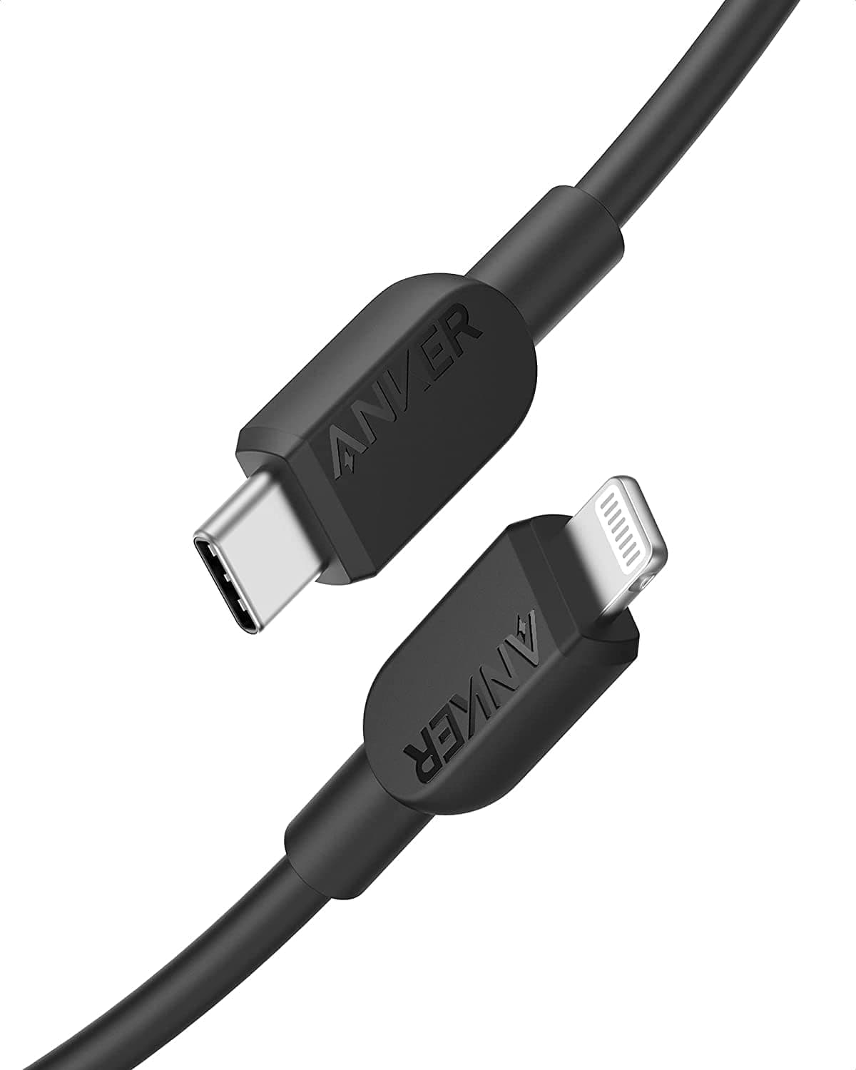 USB C to Lightning Cable(6FT,Black), MFi Certified for iPhone 14 Series, and More(Charger Not Included)