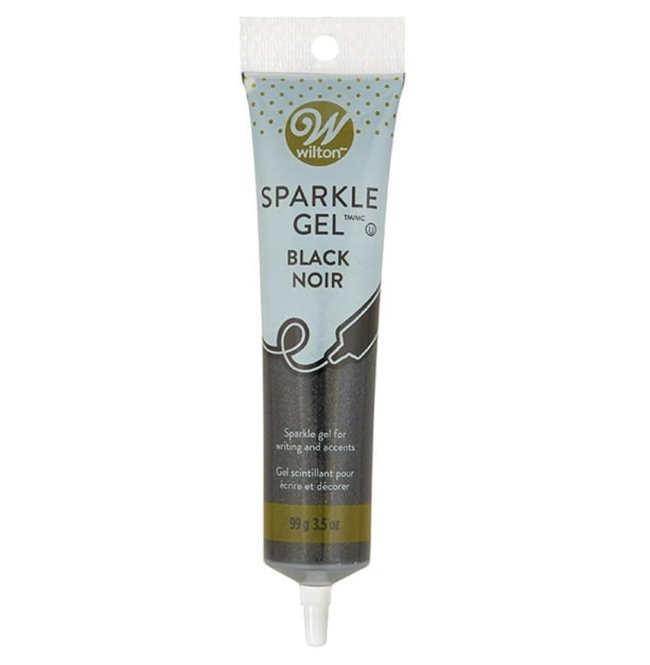 Black Sparkle Gel, 3.5 oz.