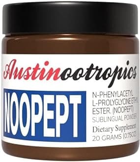 Noopept Absolute Focus - 20 Grams #1 Nootropic for Focus, Energy, Memory+