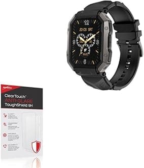 Screen Protector Compatible With Fire Boltt Fire-Boltt Cobra - ClearTouch Anti-Glare ToughShield 9H (2-Pack), Anti-Glare 9H Tough Flexible Film Screen Protector