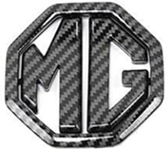 Car Emblem for MG Gloster 2020-2023, ABS Decals Hood & Trunk Decorative Decals Badge Accessories Waterproof & Heat-Resistant Elevate Your Vehicle's,Carbon Pattern-Back Label