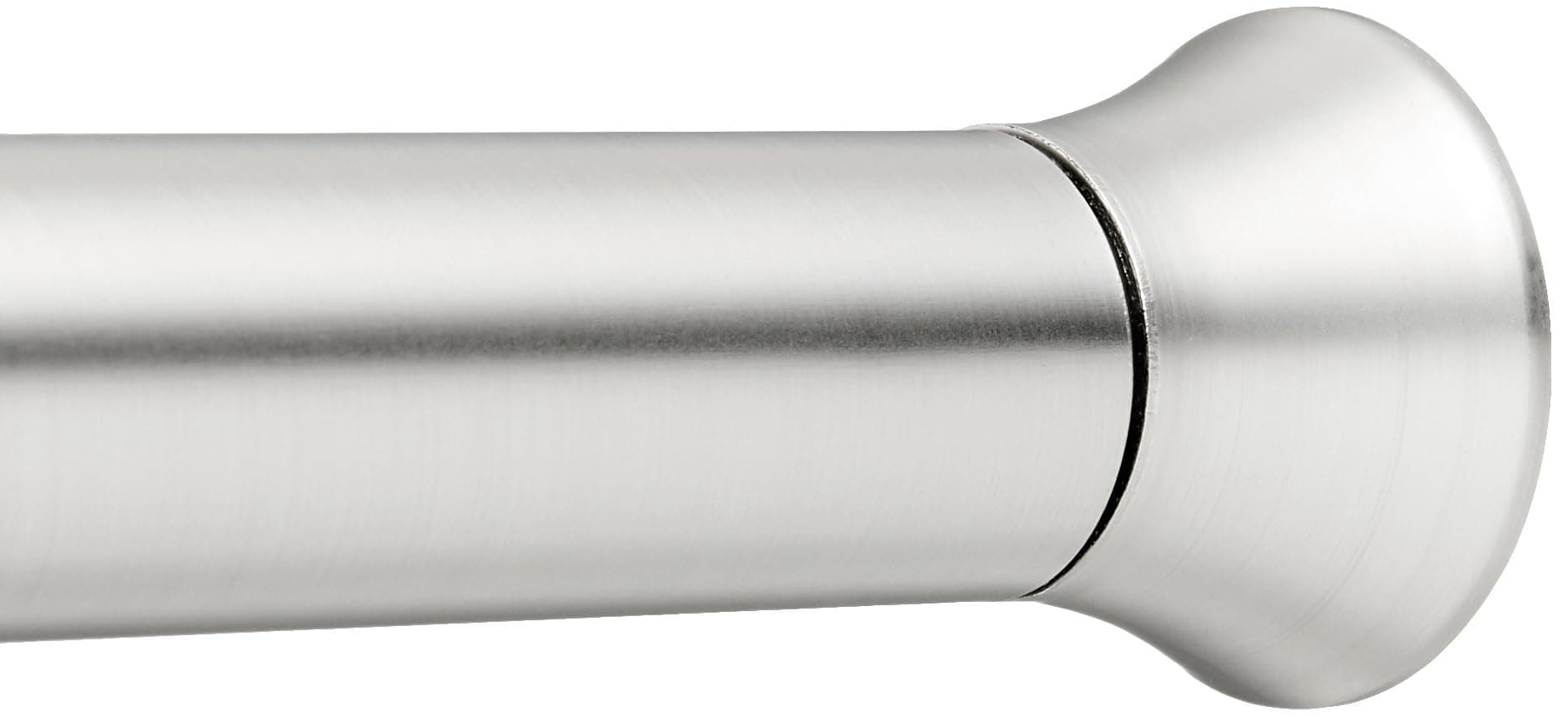 Amazon Basics Extendable Shower Curtain Pole, 91 to 137 cm, Nickel