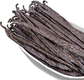 10 Madagascar Vanilla Beans Grade A Whole Vanilla Pods for Vanilla Extract and Baking