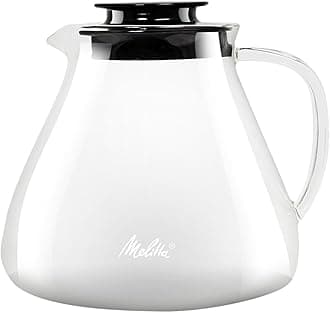 Glass, 6761025, Jug for Manual Coffee Preparation, Used with Pour Over Filter Holder, Anti-Burn Handle, 1 L, Transparent, Borosilicate, 1 Liter