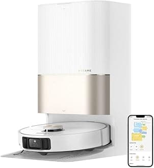 X40 Ultra Complete Robot Vacuum Cleaner with Mop function,12,000Pa Suction Power, 70°C Mop, Automatic Emptying & Refilling, Anti-Tangle & Liftable Brushes, Side brush extension, 2 year warranty