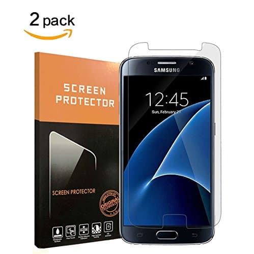 For Galaxy S7 Screen Protector[2Pcs],Undada[9H Hardness][Ultra Clear][Bubble Free][Scratch Resistant][Case Friendly]Tempered Glass Screen Protector for Samsung Galaxy S7