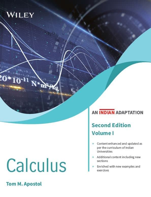 Calculus, Vol I, 2ed, An Indian Adaptation | New | BS | e | k