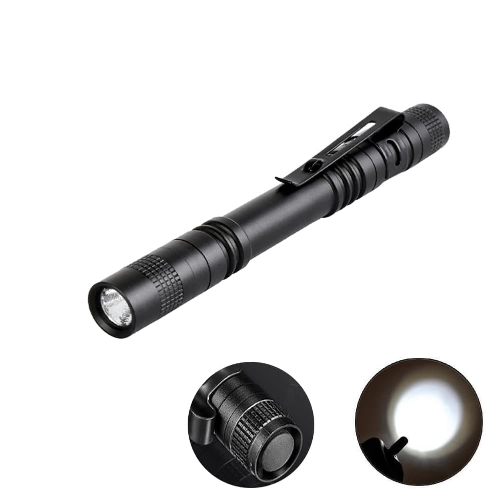 Pen Flashlight,Led Penlight Flashlight with Clip, Tactical Pocket Torch Medical Flashlight Small Mini Penlight