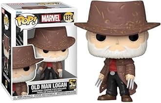 Funko Pop Wolverine 50th Anniversary + Protector: Pop! Marvel Comics Vinyl Figure (Gift Set Bundled with ToyBop Brand Box Protector Collector Case) (Old Man Logan with Hat)