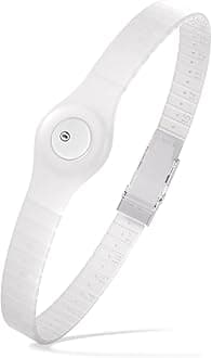 Glucose Monitor Sensor Cover Armband Compatible for Freestyle CGM Libre 3| Silicone Adjustable Trim to Fit, & Quickly Put-on- Waterproof, Hypoallergenic Transparent