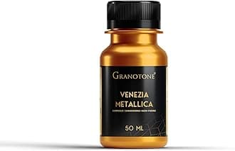 GRANOTONE Venezia Acrylic Metallic Golden Yellow Paint 50 ml Bottle Non Toxic Multi Surface Colour Non Fading & Shimmering Rich Pigments Ideal for Kids Artists & Beginners