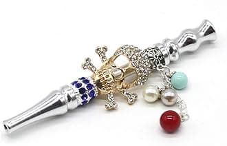 Hookah Set with Everything Colorful Rhinestone Beaded Holder Alloy Hookah Mouth Diamond Arabic Shisha Filter Hookah Accessories Tips