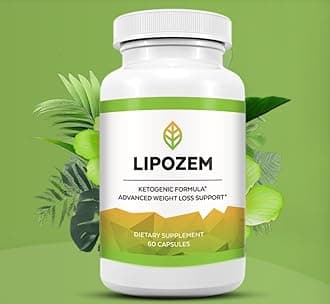 Lipo-zem Natural BHB Supplement for Energy and Vitality, Non-GMO, Gluten-Free, with Magnesium Calcium Sodium BHB Supplement，Vitality and Wellness Support