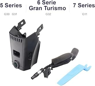 FITCAMX Dash Cam Suitable for BMW 5 Series 7 530i 540i 530e 740i 745e 750i M550i M760i Xdrive G30 G31 G11 6 Series Gran Turismo (G32), 4K Car Video, BMW Accessories, Night Vision, G-Sensor, 64GB Card