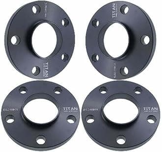 15mm 5x112 Hubcentric Wheel Spacers - Wider Stance, Increased Clearance, Fits VW Fits Audi Fits Mercedes - 15mm, 5x112, 66.56mm Hub, Set of 4 - Black