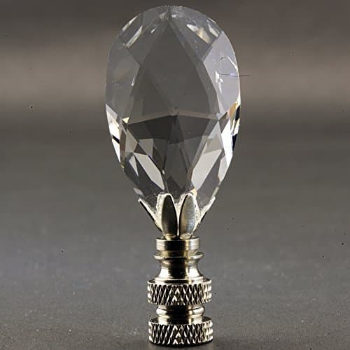 Crystal Lamp Finial (Teardrop)