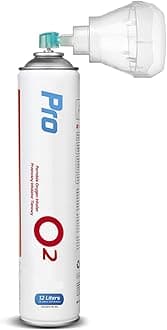 Promedix PR-994 Portable Oxygen Inhaler 12L in a Can 99.4% with Mouthpiece