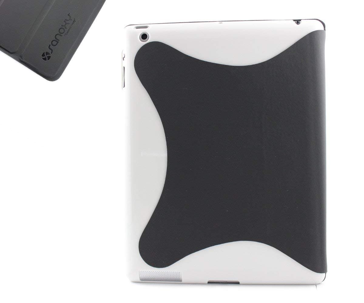 Ctech Pink Polyurethane Smart Cover with Hard Back Protector Case for Apple iPad 2 with two-tone stylish X-shield design (for iPad 2 only, doesn't fit iPad 3)