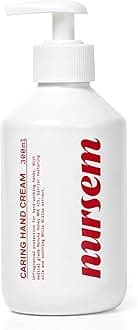 Nursem FRAGRANCE FREE HAND CREAM – 300ml | Fast-absorbing, natural hand cream cruelty free for sensitive skin