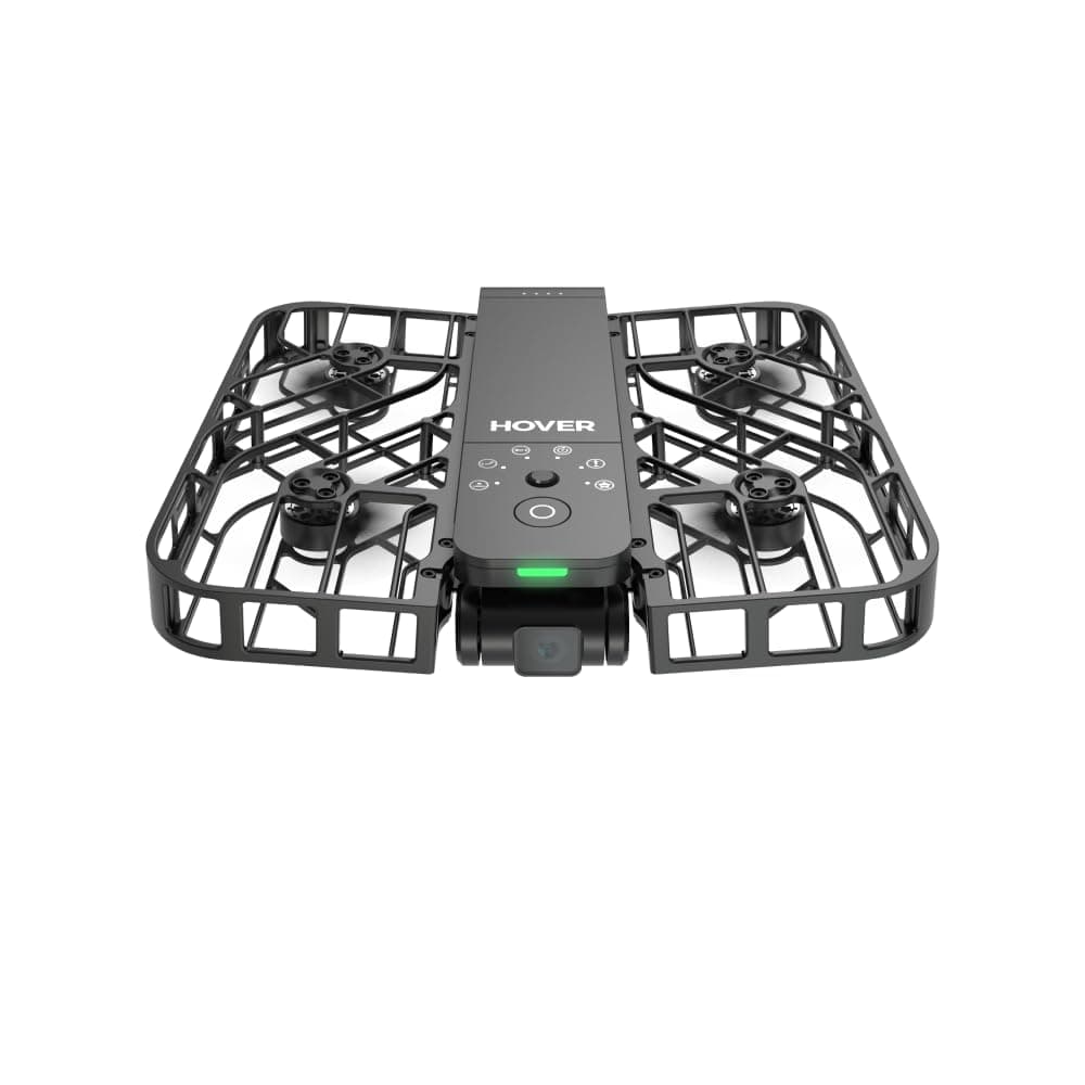 HOVERAir X1 Drone with Camera, Self-Flying Camera Drone with Follow Me Mode, Foldable Mini Drone with HDR Video Capture, Palm Takeoff, Intelligent Flight Paths, Hands-Free Control Black (Standard)