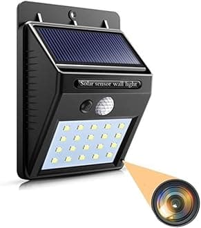 FREDI HD PLUS WiFi Solar Light Camera | 1080p Full Hd Clarity | Watch Live View Recording Hidden Camera | Supported 32GB Sd Card | Secret Nanny Cam | Outdoor Security Camera (iWFCam APP)