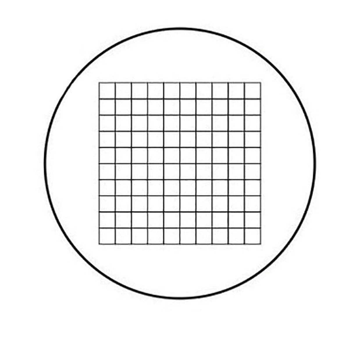 Handheld digital microscope accessories Micrometer 25mm Diameter Optical Ruler Net Calibration Reticle Microscope accessories (Color : MS-1-H3)