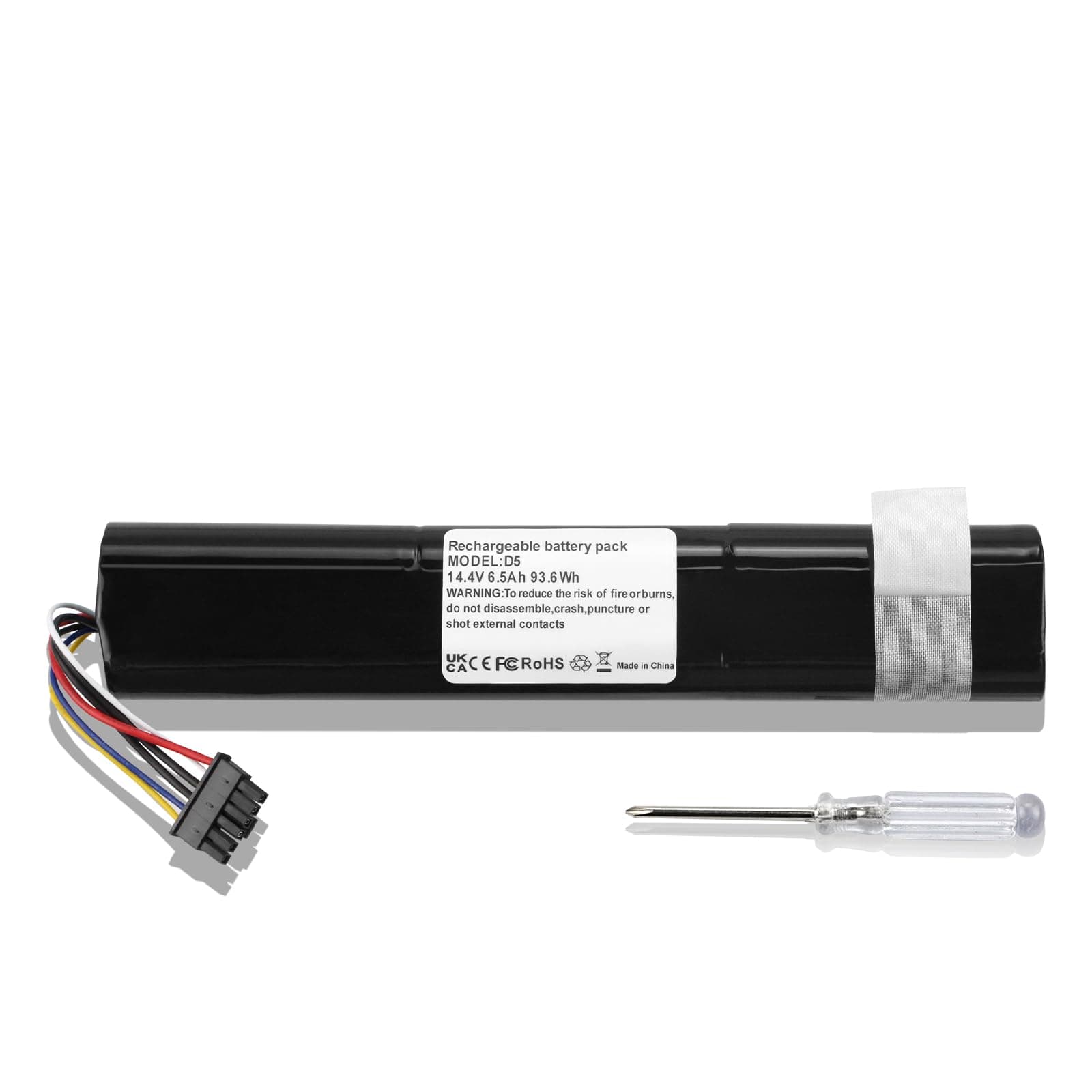 Battery Replacement for Neato D3 D4 D5 D6 D7 D3+ D301 D303 D5+ D502 D503 D603 D701 D702 D703 D705 Robotics Vacuum Cleaners Model: 205-0011 205-0013 205-0028 945-0225 945-0266 905-0249 905-0499 6500mAh