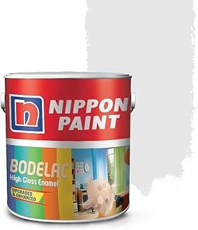 Nippon Paint Synthetic Bodelac Enamel (M) (500 Ml, Brill White, Pack Of 1)