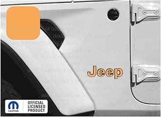 Decal Mods Fender Jeep Fender Flat Overlay Decal Graphic fits Jeep Wrangler JL/JT (2018-2024) (Set of 2) Grabber Orange CGRABORA | SJ8Z3