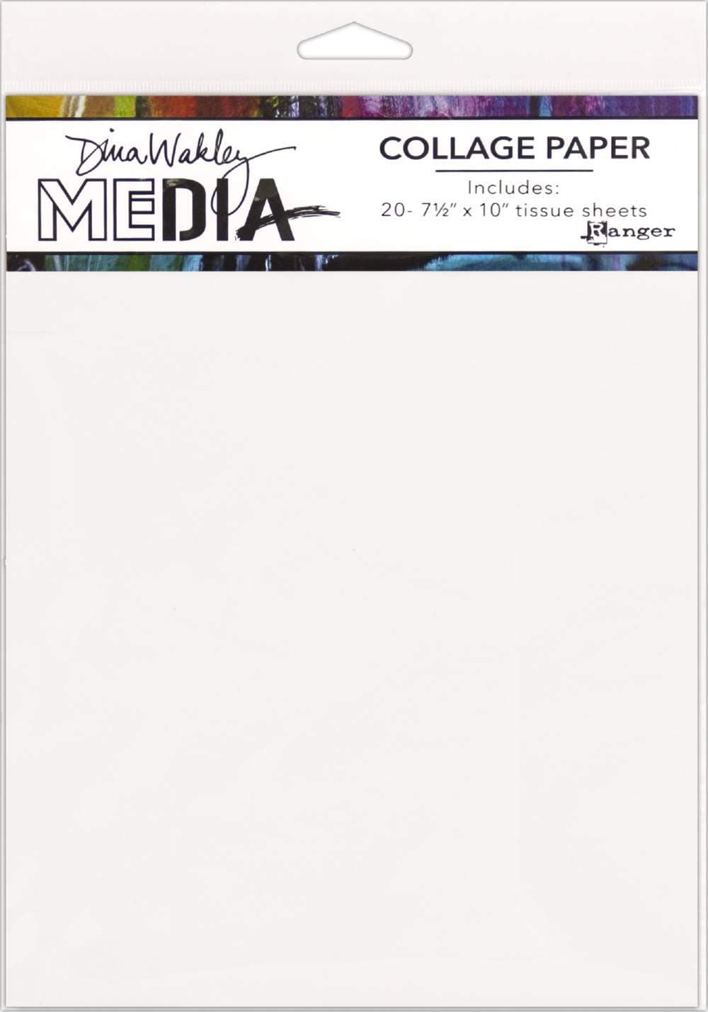 Dina Wakley Media COLLAGE PAPER PLAIN