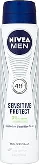 Nivea Men Sensitive Protect 48h Anti-Perspirant Deodorant Spray, Avacado, 250 ml