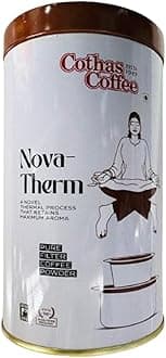 Cothas Pure Nova Therm 200G Tin Pure Filter Coffee Powder A Novel That Retains Maximum Aroma Product Of India Pack Of 1