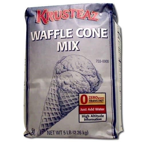 Continental Mills Krusteaz Waffle Cone Mix, 5 Pound -- 6 per case.