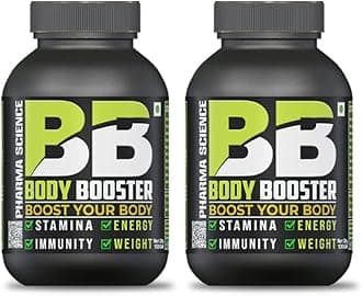 Pharma Science Ayurvedic Body Booster Muscle Mass and Weight Gainer Nutrition Supplement Natural Powder for Men and Women | Stamina & Energy Increase Appetite | Easy Digestion | Pack of 2 (100gm each)