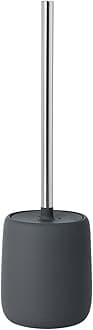 blomus -SONO Toilet Brush Ceramic/Plastic, Magnet, Toilet Set, Soft Touch, Hygienic, Freestanding Toilet Brush & Holder, Modern Bathroom Accessory (H x W x D): 39 x 11 x 11 cm, Magnet, 69040