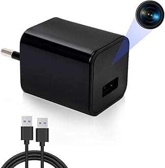 – Charger Camera, 1080P Mini Cameras Nanny Cam Video Recorder with Motion Detection Security Cameras for Home, Office