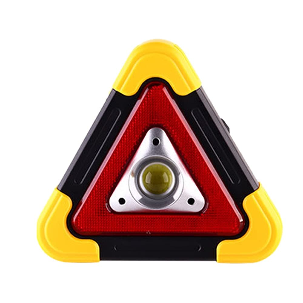 Warning Triangle for Cars, Breakdown Light, Car Warning Light, Car Road Emergency Lamp, Emergency Safety Triangle Stop Sign, Road Safety Emergency Breakdown Alarm Lamp, Portable Flashing Light