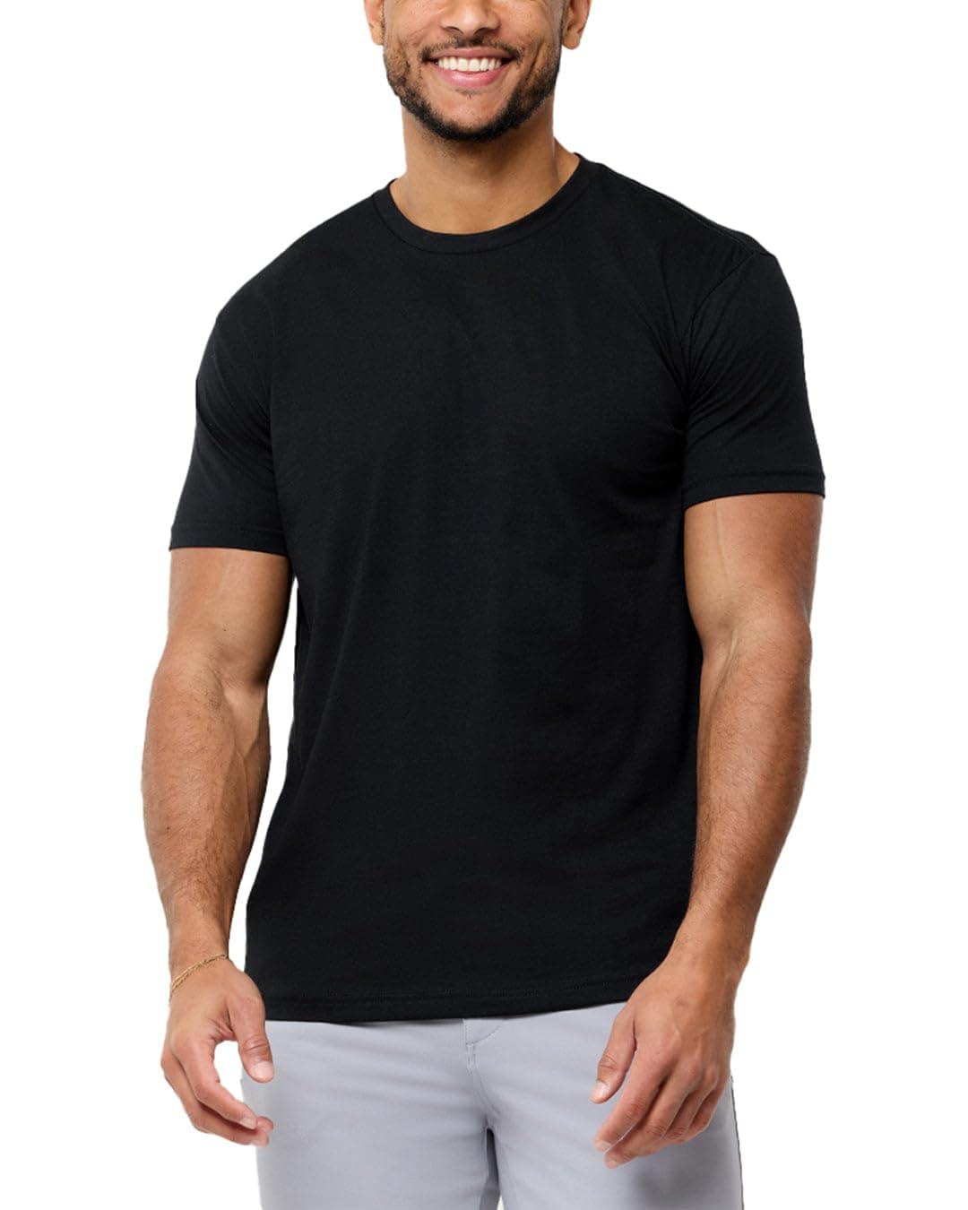 INTO THE AMmens Plain Basic Tees Plain Basic Tees