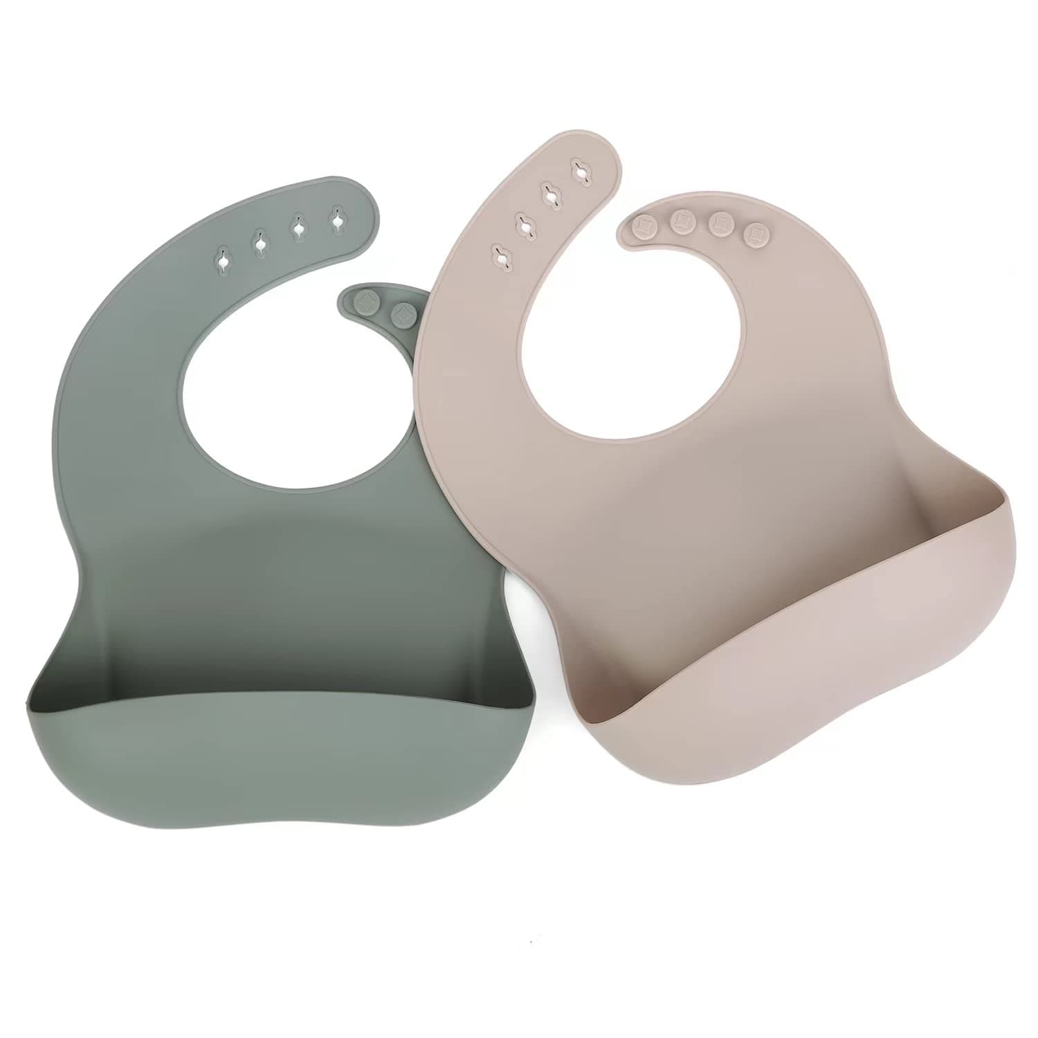 Silicone Bibs (2 Pack)