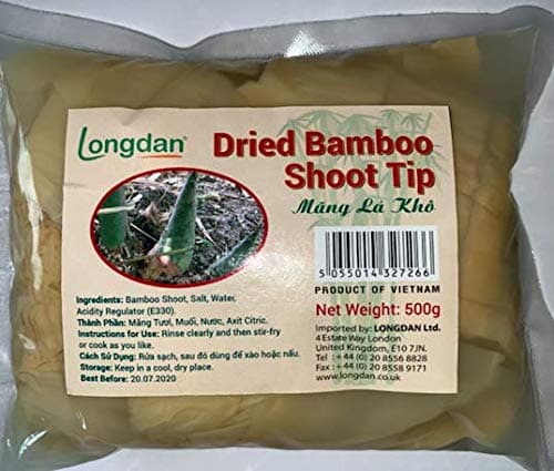 Longdan Bamboo Shoot 500g (Dried Bamboo Shoot Tip) (Pack of 2)