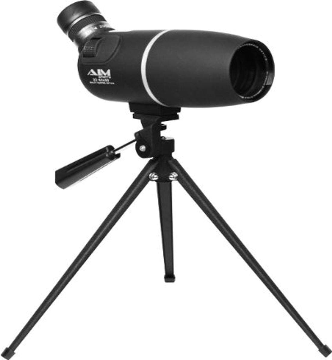 Aim Optics 22-65X50 Spotting Scope, Medium, Black