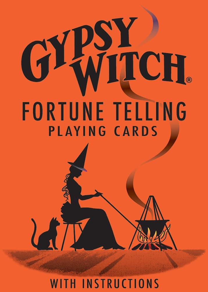 GYPSY WITCH FORTUNE TELLING PLAYING CARD