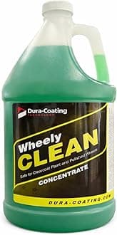 DURA-COATING TECHNOLOGY Wheely Clean Concentrate - Good for Chrome Wheel Cleaner, Clear-Coated, or Aluminum Wheel Cleaner - Professional Tire Shine & Rim Cleaner Spray - Car Care Solution - 1 Gallon