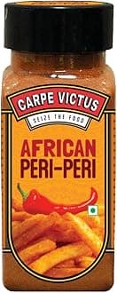 Carpe Victus Peri Peri Masala Powder, Instant Spice Mix for French Fries, Pizza, Pasta, Chips, Popcorn Masala Seasonings, Spicy African Piri Piri Seasoning Powder for Fine Taste & Quality, 100gms